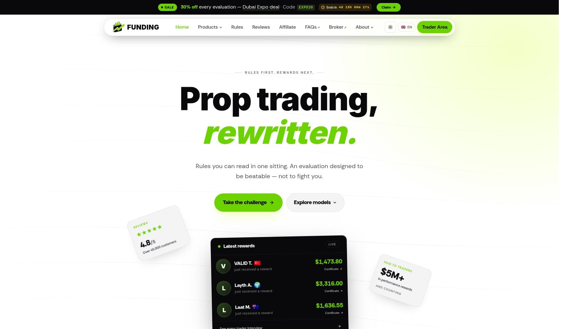 Dominion Funding website homepage