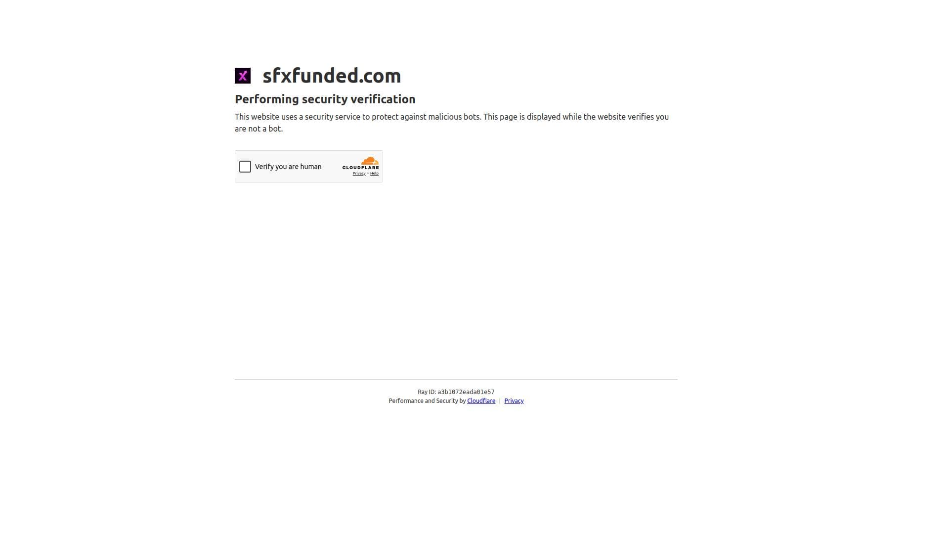 SFX Funded website homepage